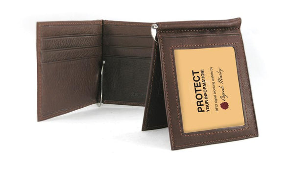 Cashmere RFID Metal Money Clip Wallet