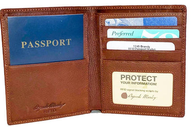 Cashmere RFID Passport Wallet