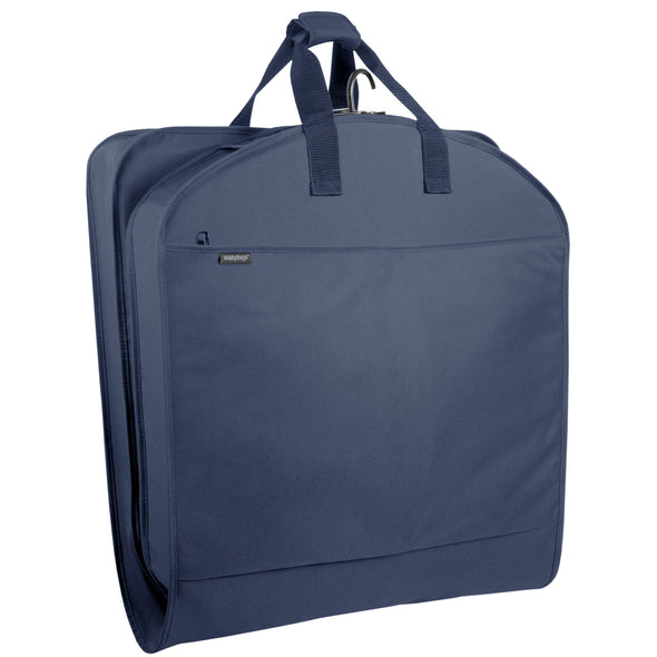 40" Deluxe Travel Garment Bag with Two Flat Pockets