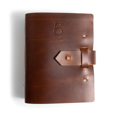 Leather 5 Year Journal