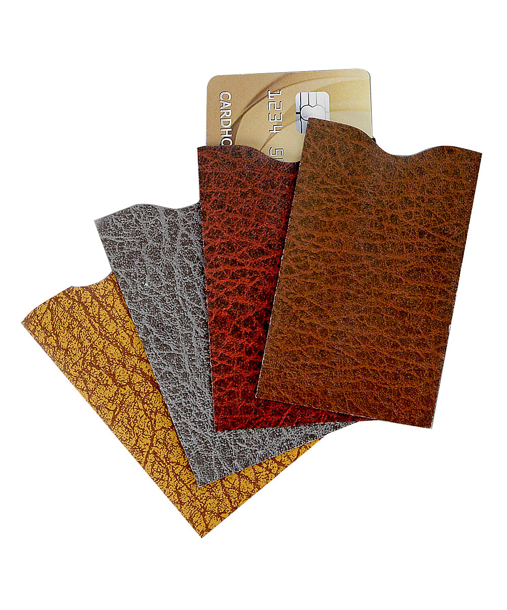 RFID Credit Card Sleeves 6 pack - Leather Prints Luggage Shop of Lubbock RFID Credit Card Sleeves 6 pack - Leather Prints Luggage Shop of Lubbock