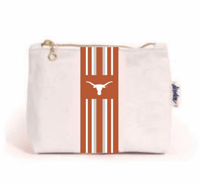 Small canvas pouch - University of Texas